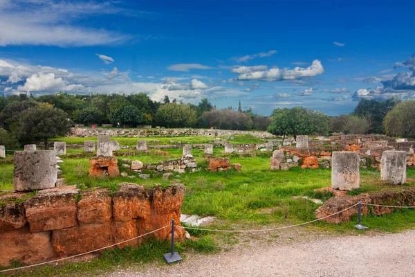As ruínas da Ágora Antiga — Fotografia de Stock