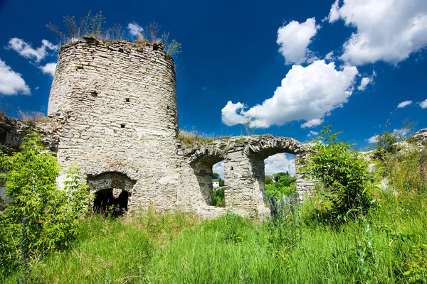 Rovine del castello a Sidoriv — Foto Stock