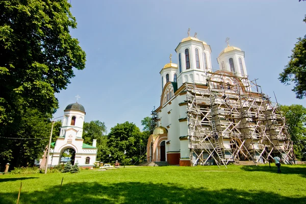 Церковь в Острожском замке — стоковое фото