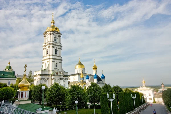 Bell tower of Pochayiv Lavra Stock Image