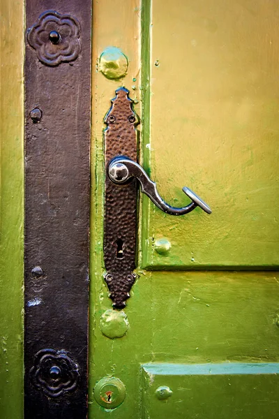 Metal doorhandlemetalen DEURHENDEL — Stockfoto