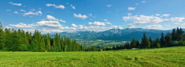 Tatras panoramik manzaralı