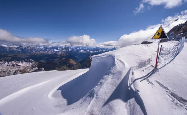 Sulla cima del Monte Marmolada — Foto Stock