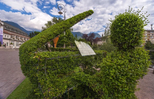 At the Promenade of Merano — Stock Photo, Image