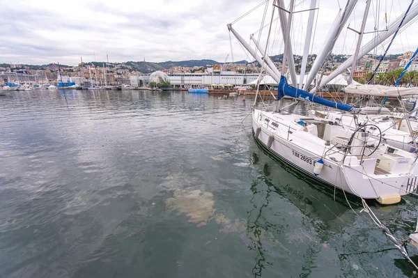 På den gamla porten Genova — Stockfoto