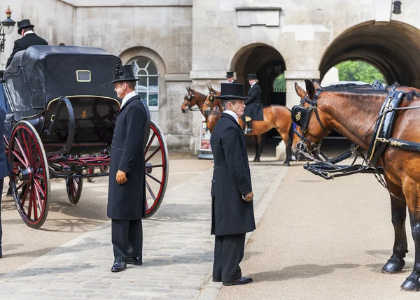 Whitehall, Royal Coachmen — Stok fotoğraf