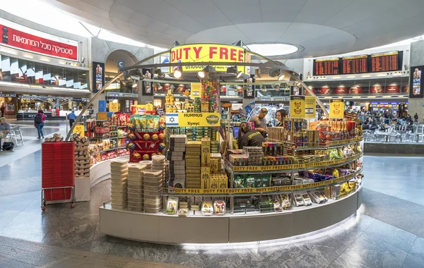 In de luchthaven Ben Gurion — Stockfoto