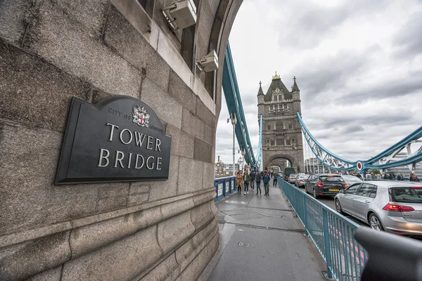 Na Tower Bridge — Stock fotografie