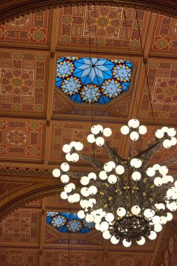 Budapeşte sinagogunda iç mekan