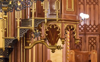 Budapeşte sinagogunda iç mekan