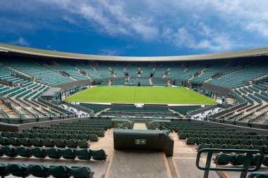 Wimbledon resmi binasını ziyaret ediyorum.