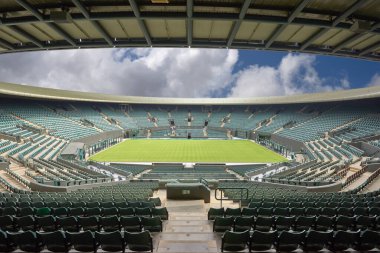 Wimbledon resmi binasını ziyaret ediyorum.