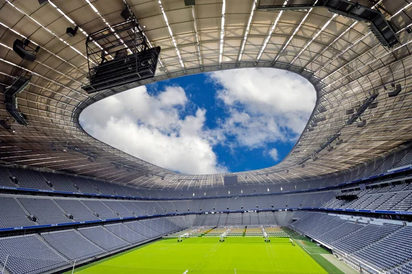 Blick Auf Die Allianz Arena Das Offizielle Stadion Des Bayern — Stockfoto