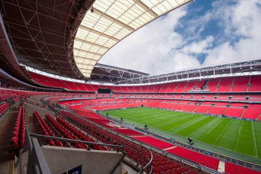 Londra, İngiltere 'deki Wembley arenasını ziyaret ediyorum.