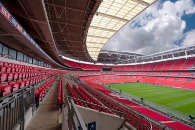 Londra, İngiltere 'deki Wembley arenasını ziyaret ediyorum.