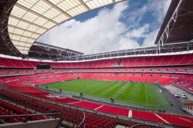 Londra, İngiltere 'deki Wembley arenasını ziyaret ediyorum.