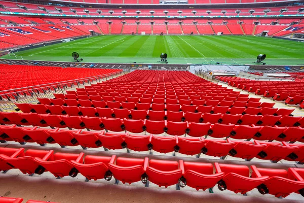 Visitando Arena Wembley Londres Reino Unido — Fotografia de Stock