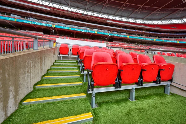 Návštěva Wembley Arény Londýně Velká Británie — Stock fotografie