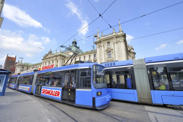 Münih tramvay — Stok fotoğraf