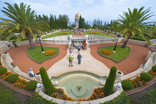 Jardines Baha 'i en Haifa — Foto de Stock