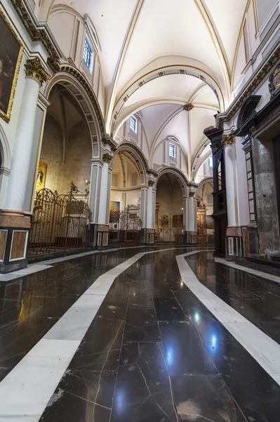 Dentro da Catedral de Santa Maria em Valência — Fotografia de Stock