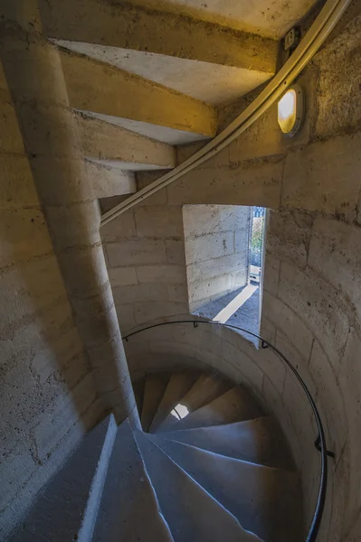 Escaleras de piedra espiral —  Fotos de Stock