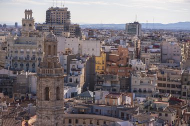 Valencia şehir manzaralı