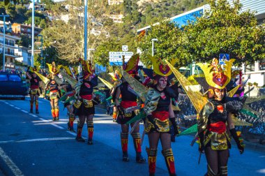 Tossa de Mar Karnavalı, Karnaval Costa Brava Sud, İspanya, 2020