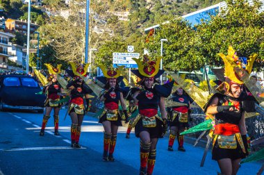 Tossa de Mar Karnavalı, Karnaval Costa Brava Sud, İspanya, 2020