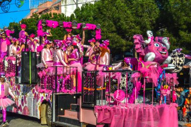 Playa d 'Aro' daki karnaval, İspanya, 2020