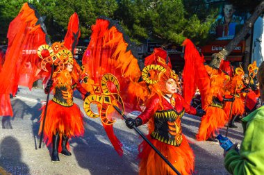 Playa d 'Aro' daki karnaval, İspanya, 2020