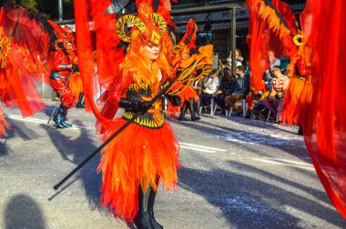 Playa d 'Aro' daki karnaval, İspanya, 2020
