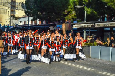 Playa d 'Aro' daki karnaval, İspanya, 2020