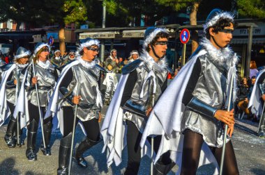 Playa d 'Aro' daki karnaval, İspanya, 2020
