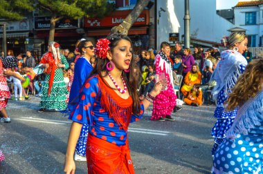 Playa d 'Aro' daki karnaval, İspanya, 2020