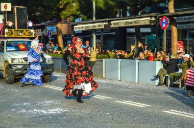Playa d 'Aro' daki karnaval, İspanya, 2020