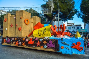 Playa d 'Aro' daki karnaval, İspanya, 2020