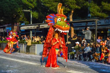Playa d 'Aro' daki karnaval, İspanya, 2020