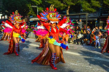 Playa d 'Aro' daki karnaval, İspanya, 2020