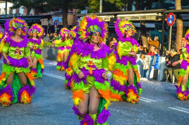 Playa d 'Aro' daki karnaval, İspanya, 2020