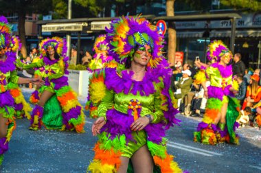 Playa d 'Aro' daki karnaval, İspanya, 2020