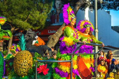Playa d 'Aro' daki karnaval, İspanya, 2020