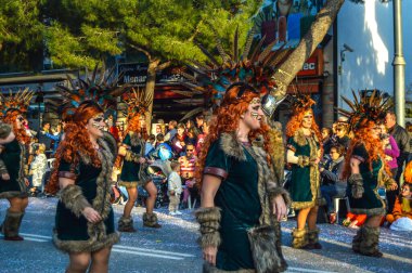 Playa d 'Aro' daki karnaval, İspanya, 2020