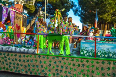 Playa d 'Aro' daki karnaval, İspanya, 2020