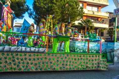 Playa d 'Aro' daki karnaval, İspanya, 2020