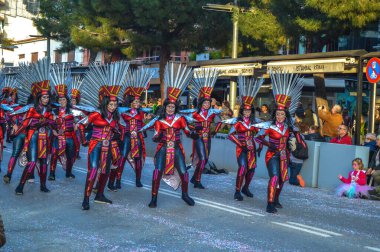 Playa d 'Aro' daki karnaval, İspanya, 2020