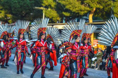 Playa d 'Aro' daki karnaval, İspanya, 2020