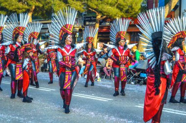 Playa d 'Aro' daki karnaval, İspanya, 2020