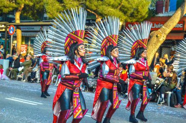 Playa d 'Aro' daki karnaval, İspanya, 2020
