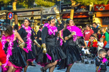 Playa d 'Aro' daki karnaval, İspanya, 2020